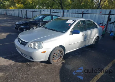 2007 Suzuki Forenza Convenience из США, поврежденный, VIN KL5JD56Z27K540997